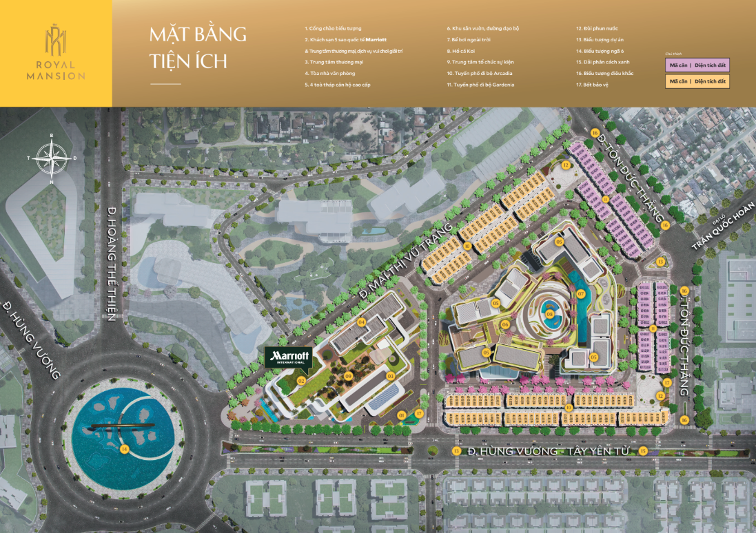 Tiện ích chung cư Royal Mansion Bắc Giang