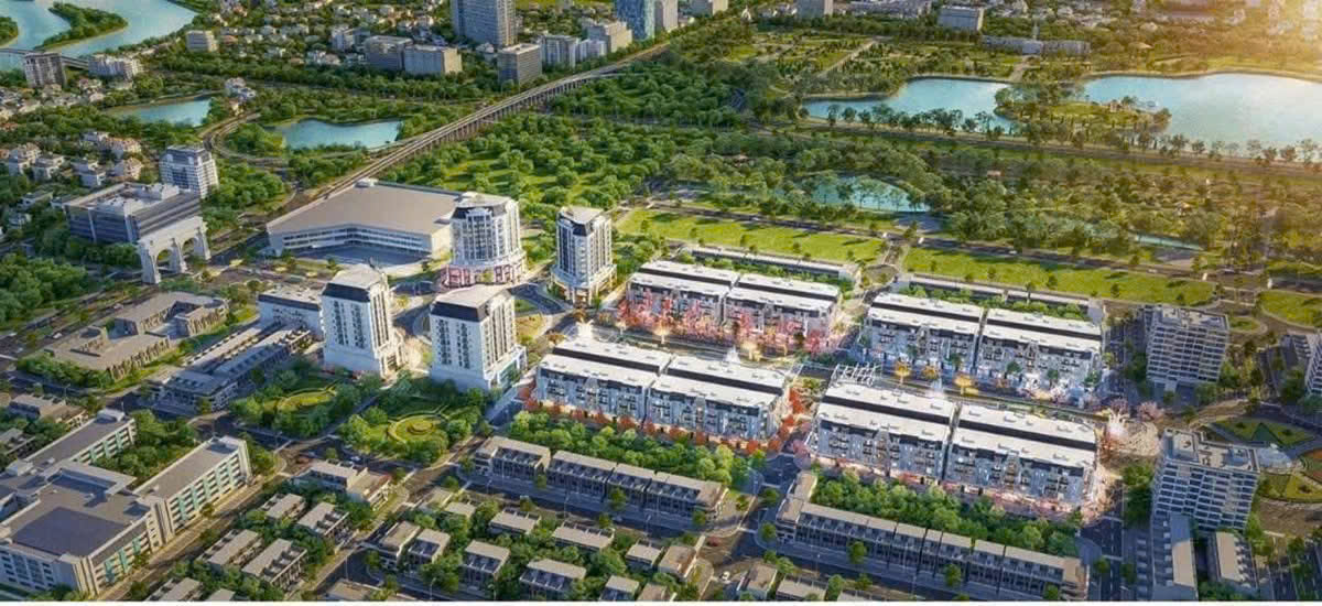 Phối cảnh quy hoạch The Interone Bắc Giang