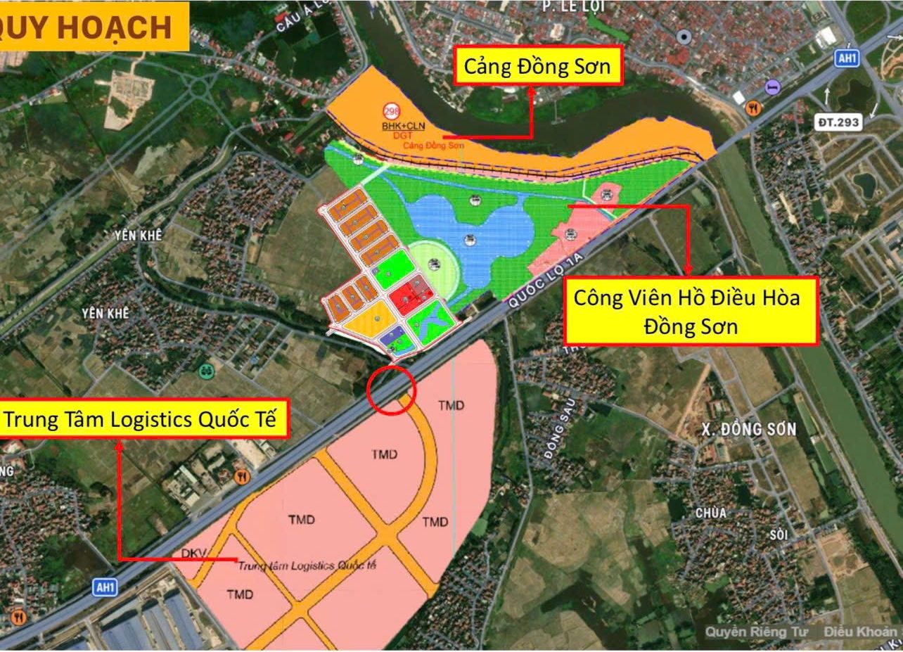 Vị trí dự án The Metropolitan- Khu Đô Thị Bắc Đồng Sơn