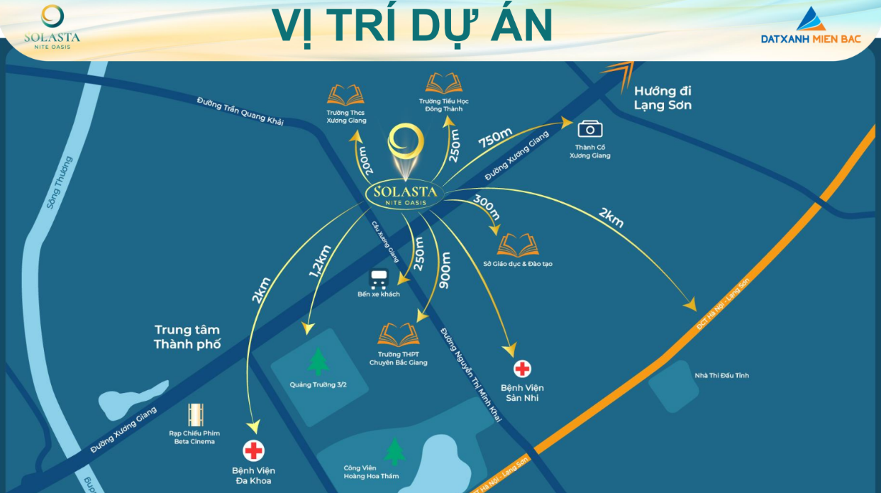 Vị trí dự án Solasta Nite Oasis