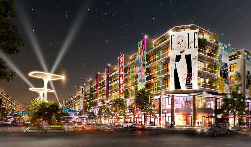 Phối cảnh Ion City - Khu Đô Thị Nội Hoàng